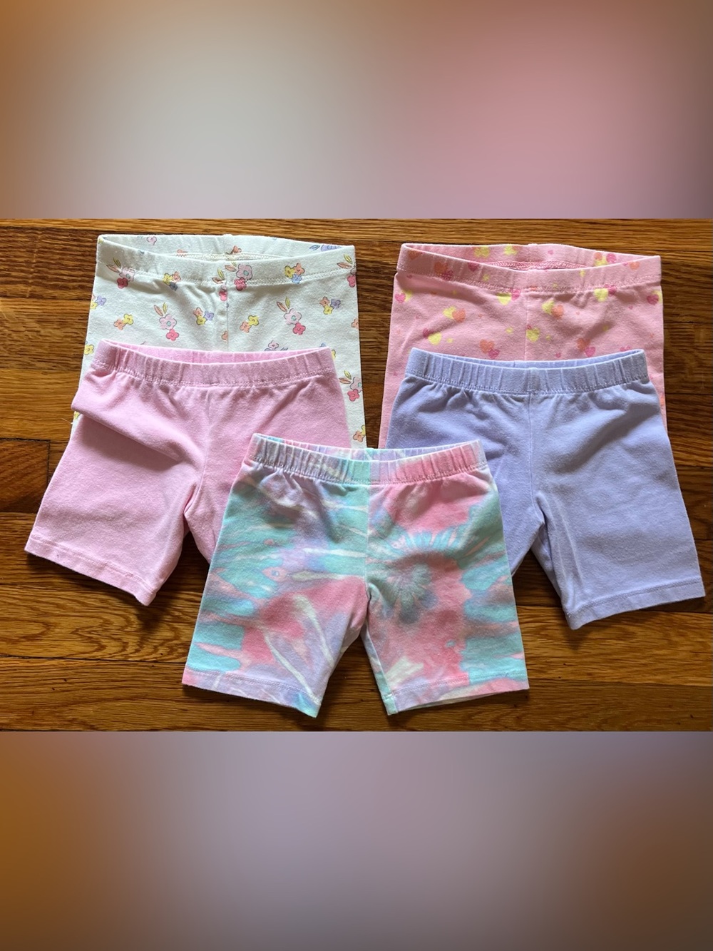 Children’s Place/Garanimals Biker Shorts Lot of 5 Girls Size 18-24M